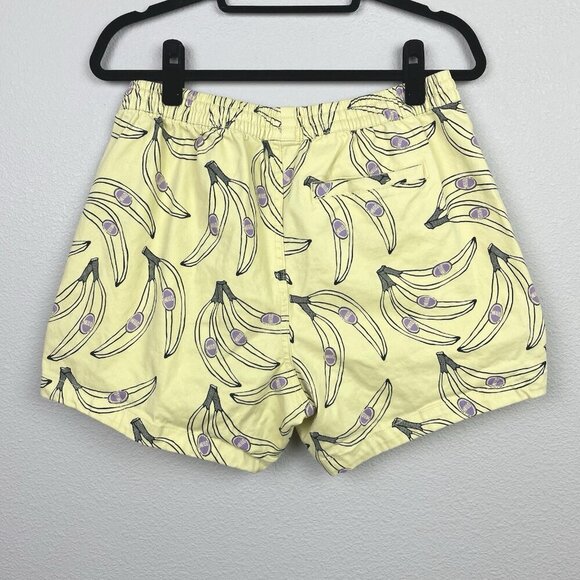 Urban Outfitters Men's Mexium Maximus Go Bananas Printed Short Yellow Drawstrin - Picture 6 of 16